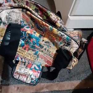 Vintage comic overnight bag